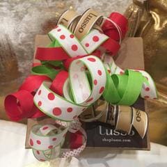 glitter in the air! its Small Business Saturday at Lusso