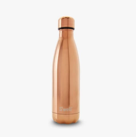 s'well rose gold water bottle at lusso