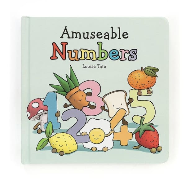 amuseable numbers board book - bitty boutique