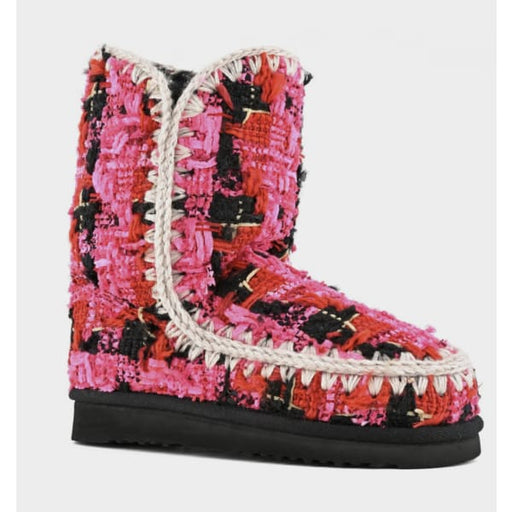 big tartan pink mou boot - Clothing & Accessories