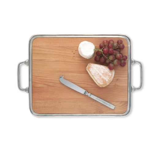 cheese tray w handles cherry wood 1131.1 - Home & Gift